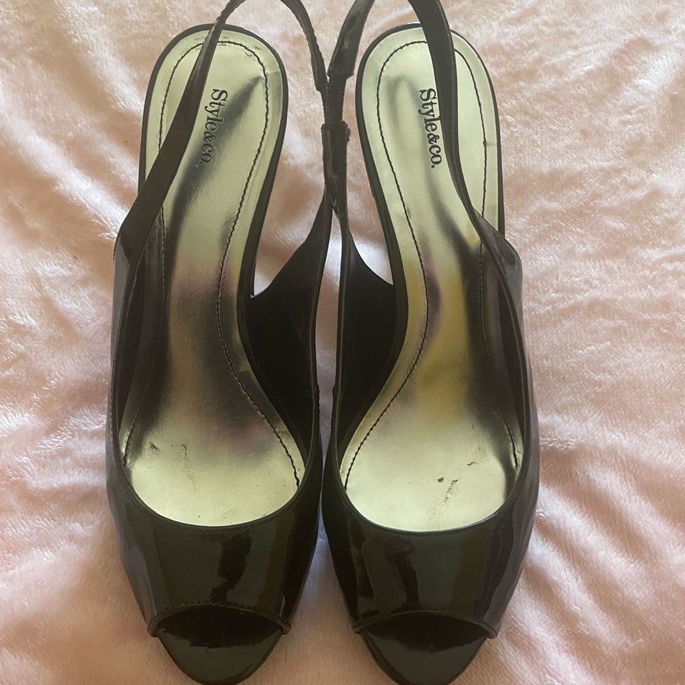Black heels